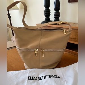 Elizabeth & James taupe shoulder bag